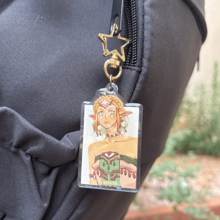 Zelda | Holographic Keychain