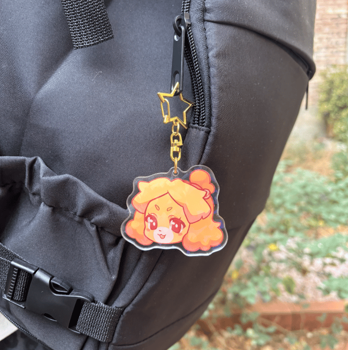 Canela | Holographic Keychain