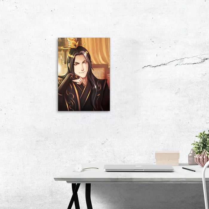 The Obsidian Emperor's Gaze: Poster Print