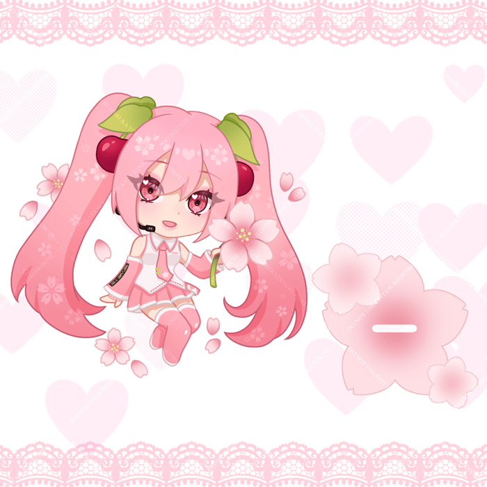 Hatsune Miku ❤ Sakura Miku | Acrylic Standee
