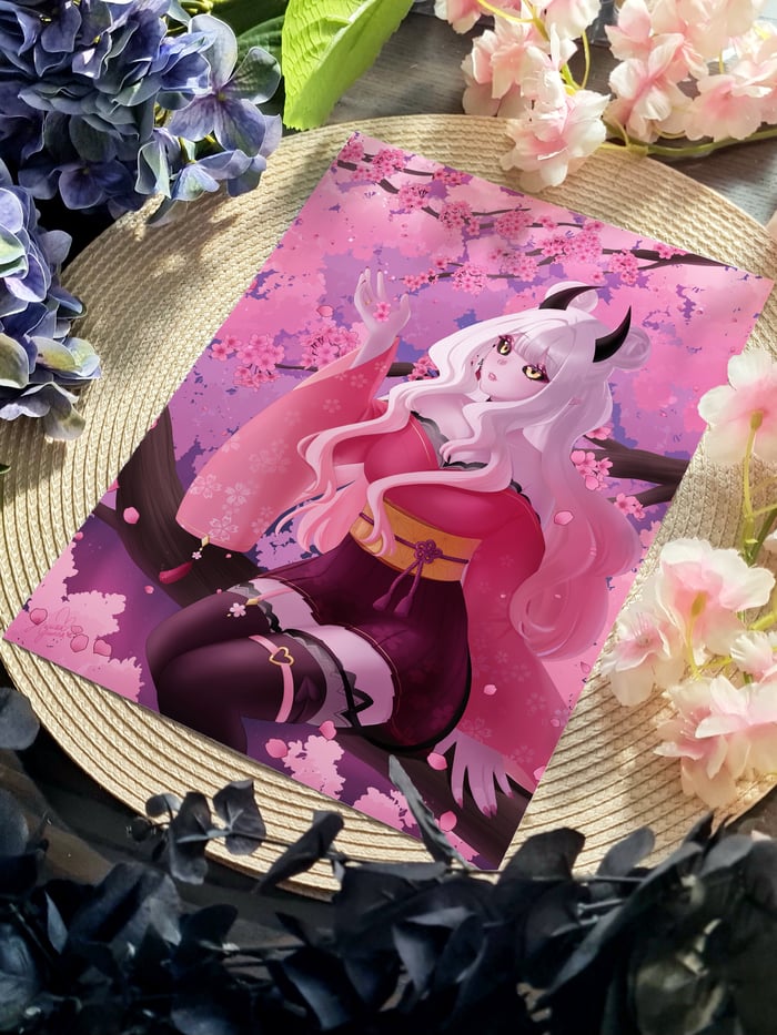 OC ❤ Haruka - Yozakura Dream | Poster Print