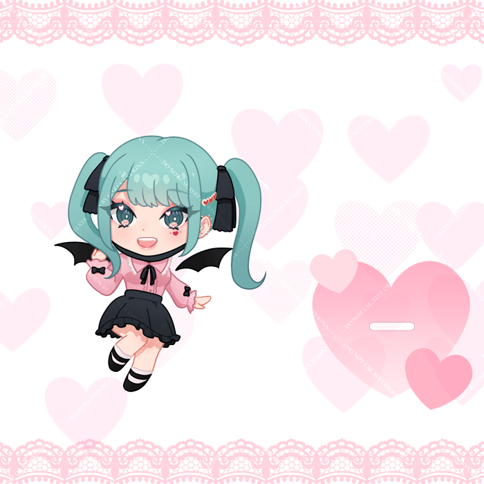 Hatsune Miku ❤ Vampire Miku | Acrylic Standee