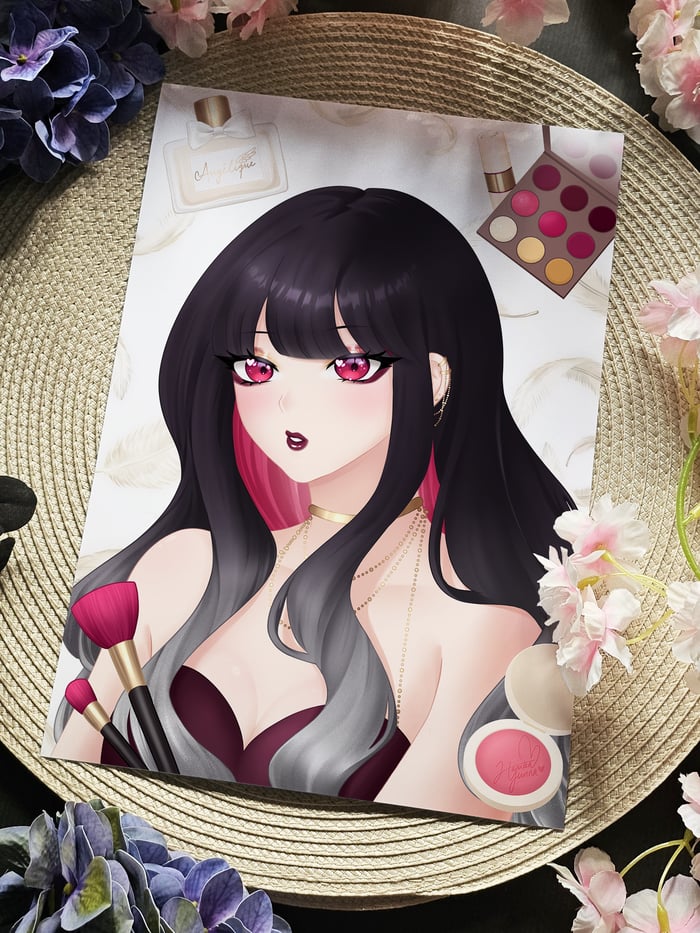 OC ❤ Mariko - Makeup & Perfume | Poster Print
