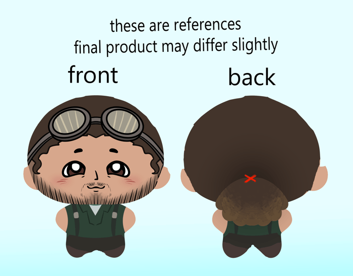 Cucu Zombie AU Plushie Keychain