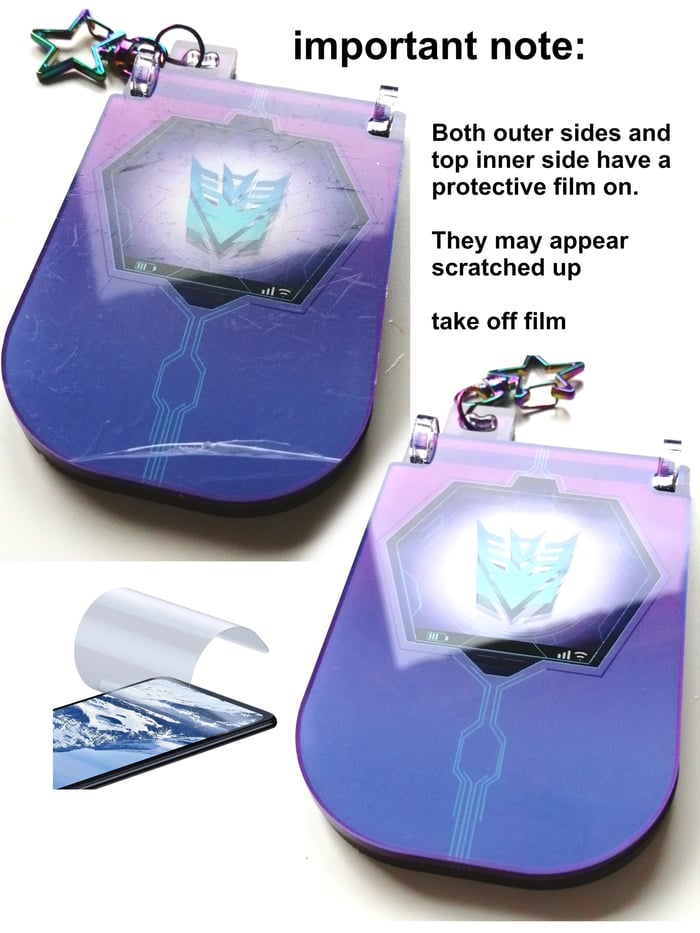 Transformers Decepticon FlipPhone keychain 4