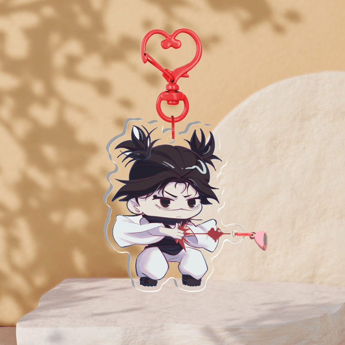 [JJK] Choso Kamo Clear Acrylic Keychains | Heart to Heart Series