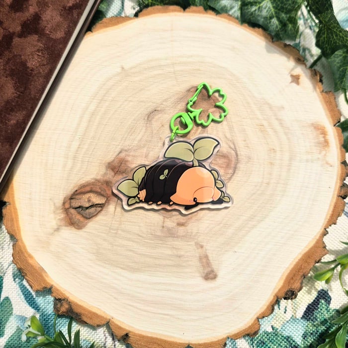 Sprout Duckie Isopod Acrylic Keychain