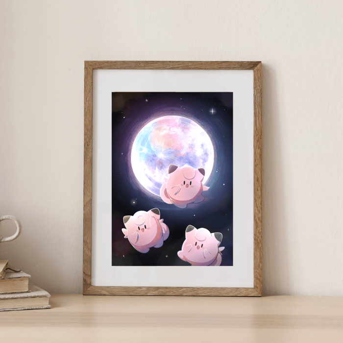 nasa's moon fairies print