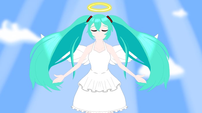 Blessings of Miku Standee