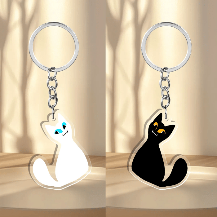 Mischievous Black&White Cats - charm