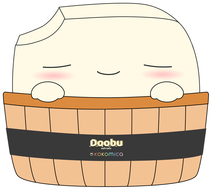 Doobu the Tofu - PVC Hand Fan