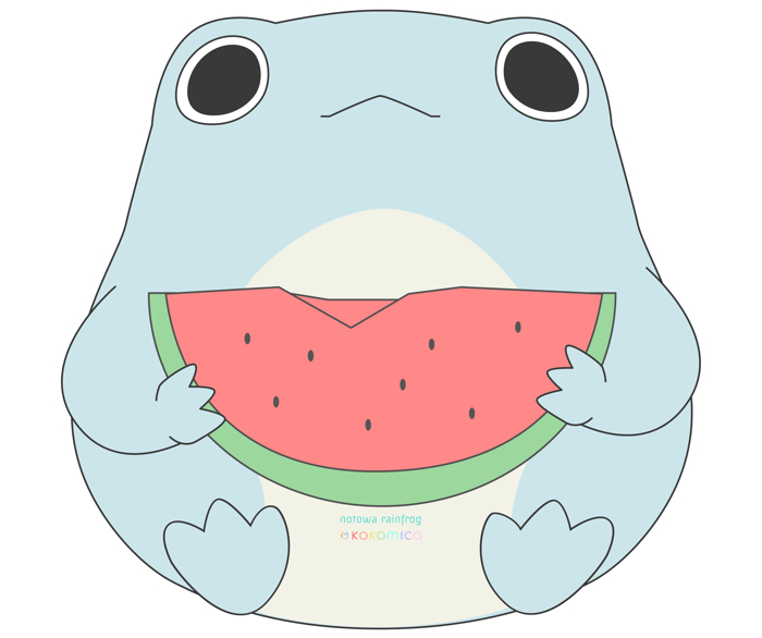 Notowa Rainfrog - PVC Hand Fan