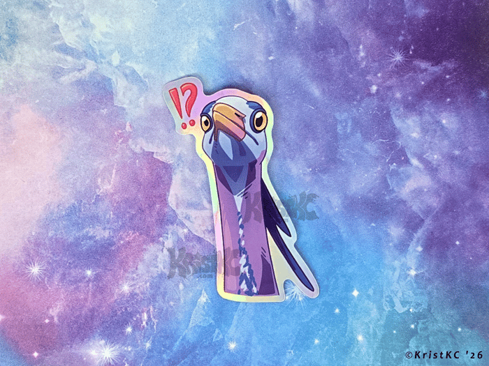 Heron - Holographic Stickers