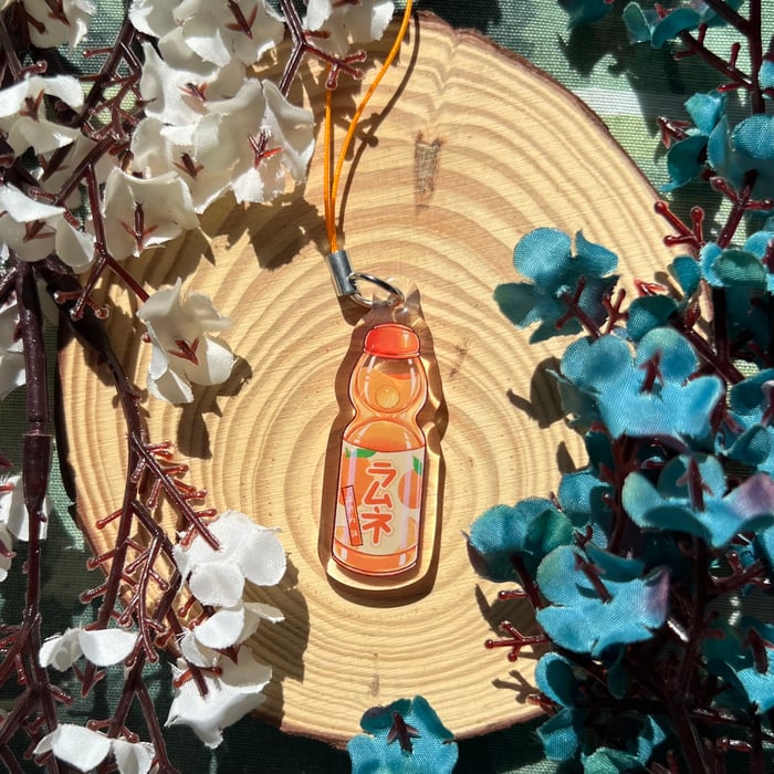 Orange Ramune Phonecharm
