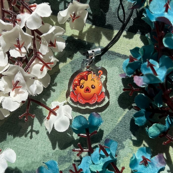 Confused Takoyaki Phonecharm