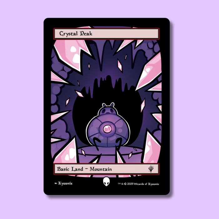 HK Crystal Peak Mountain | MTG Lands