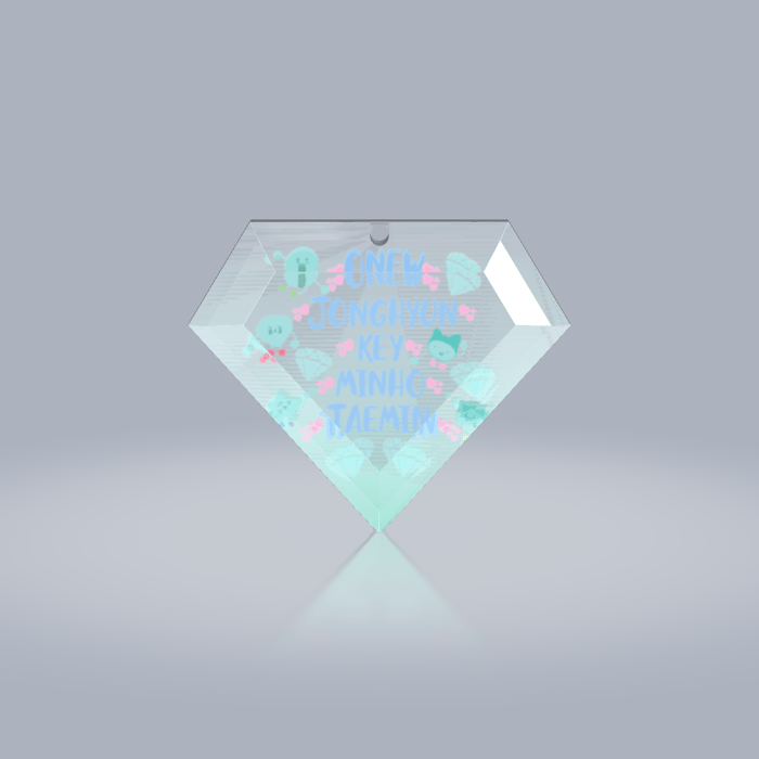 Shinee Fanart Acrylic Diamond Keychains
