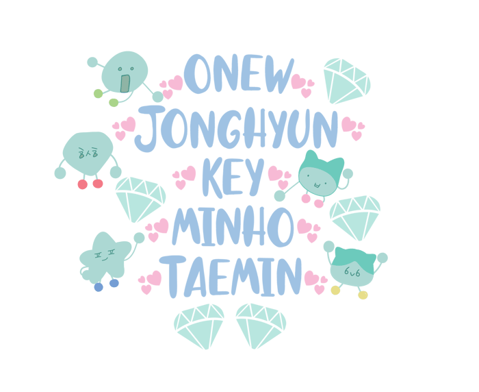 Shinee World Suncatcher Stickers