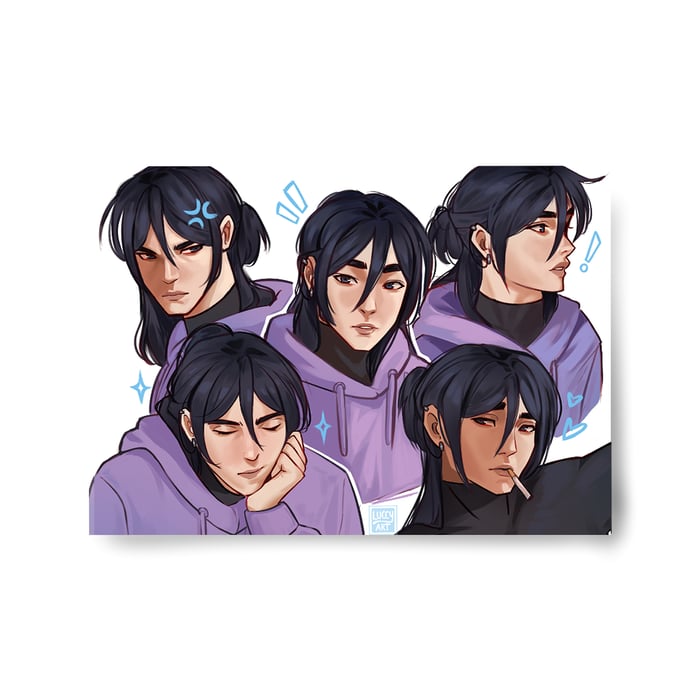 Sebastian 5 Sides Poster Print