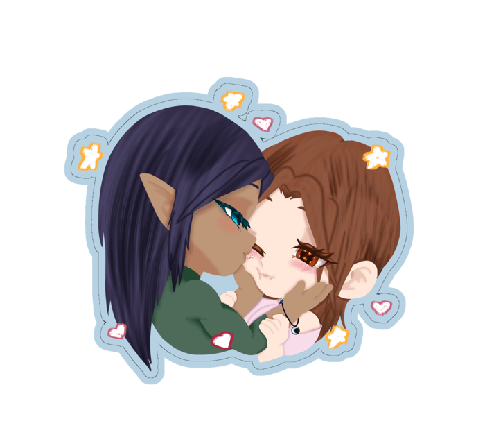 Tenmon x Rui (OCs) A