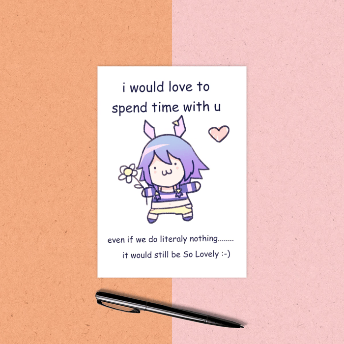 4.0 i would love to spend time with u Small Print
