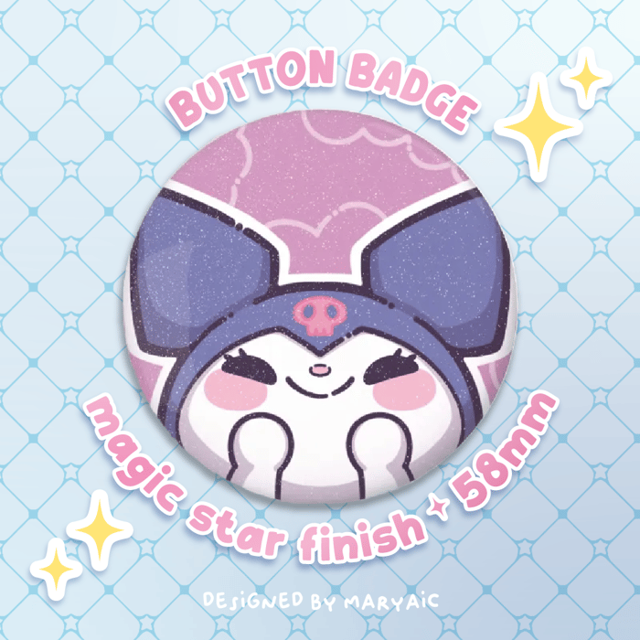 Kuromi ✧ Round Badge