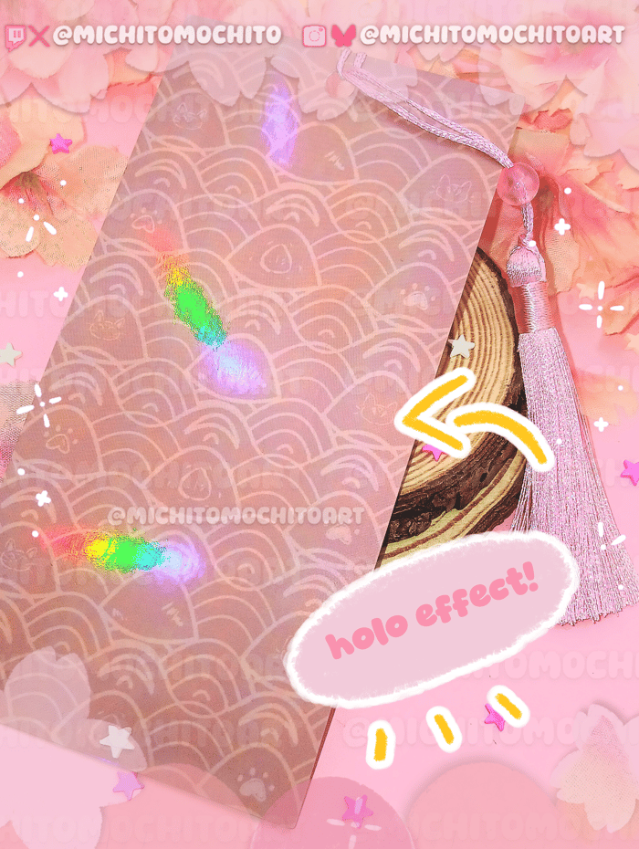 🌸✨Bookmark - Wagara Seigaiha Style Pattern ✨🌸(3,96€-3,45€)*