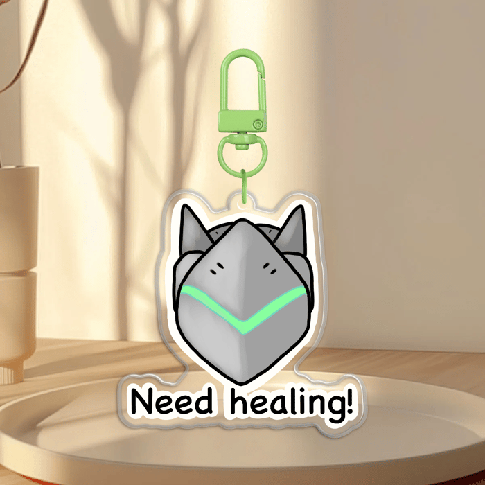 Genji "need healing" Keychain