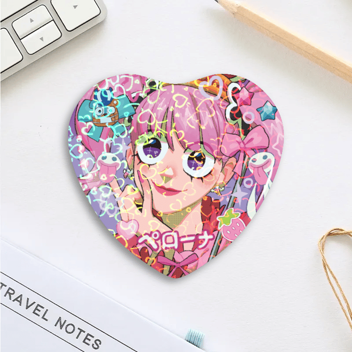 Perona - Heart Shaped Button Pins 2
