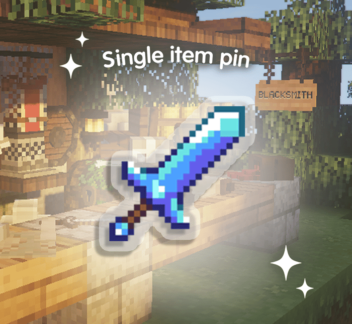 Diamond sword - Acrylic Pins