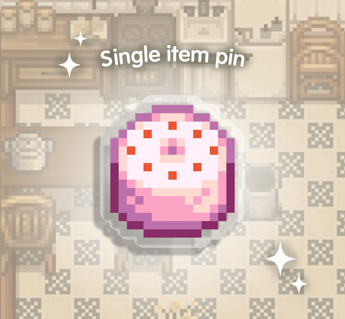 Pink Cake - Single Pin