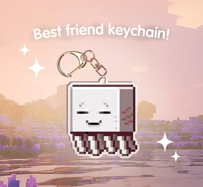 Ghast - Pet Keychain