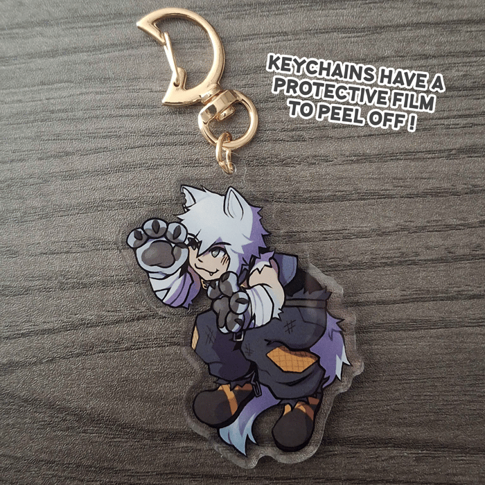 HWT Wolfku - Acrylic Keychain