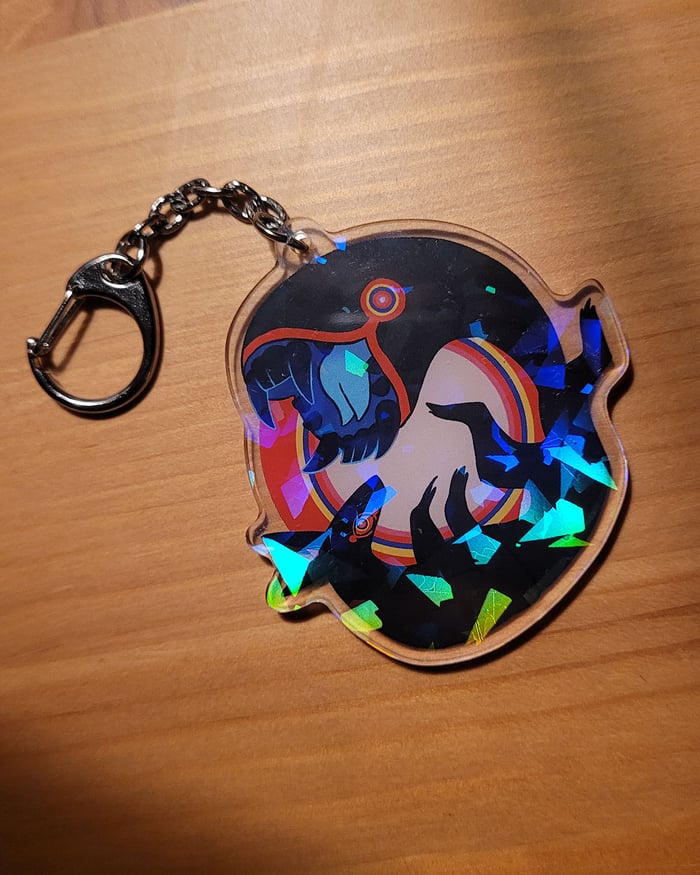 Maw Creature - Holographic keychain
