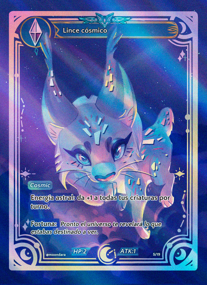 COSMIC LYNX - COLLECTIBLE CARD