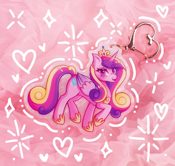 ♡ PRINCESS CADANCE ACRYLIC KEYCHAIN ♡