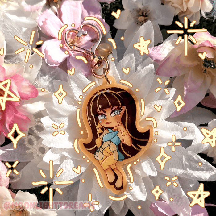 ⟡ CLEO DE NILE ACRYLIC KEYCHAIN ⟡