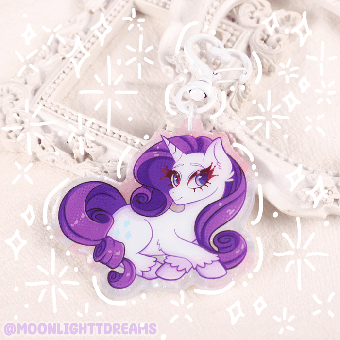 ⟡RARITY PEARL ACRYLIC KEYCHAIN⟡