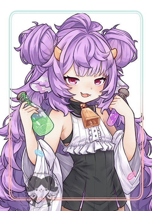 Muu Muyu - Clear Acrylic Standees - vTuber