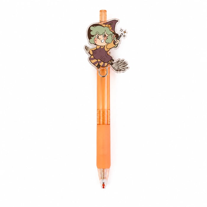 Nilly The Witch! Acrylic Ball Pen - Halloween Season