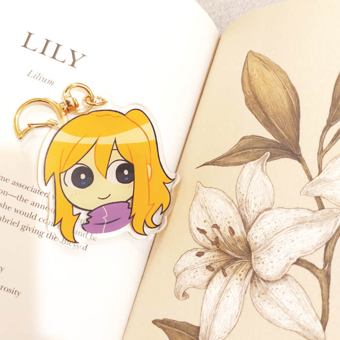 Acrylic Keychain - Aria's Head