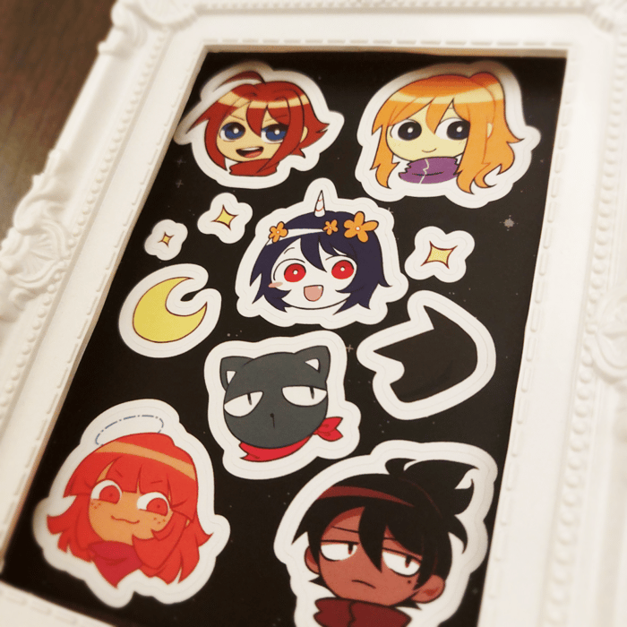 5 Sticker Sheets - Nino & Friends