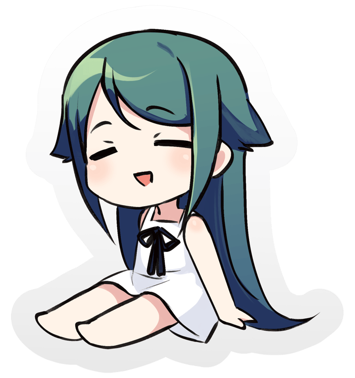 Saya Throw Pillow Cover (Sitting ver.)