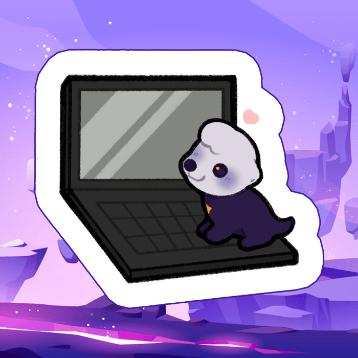 On UFOtter's 'Puter Sticker