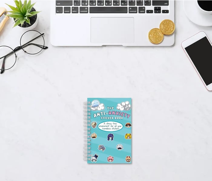 The Anti-Anxiety Sticker Book