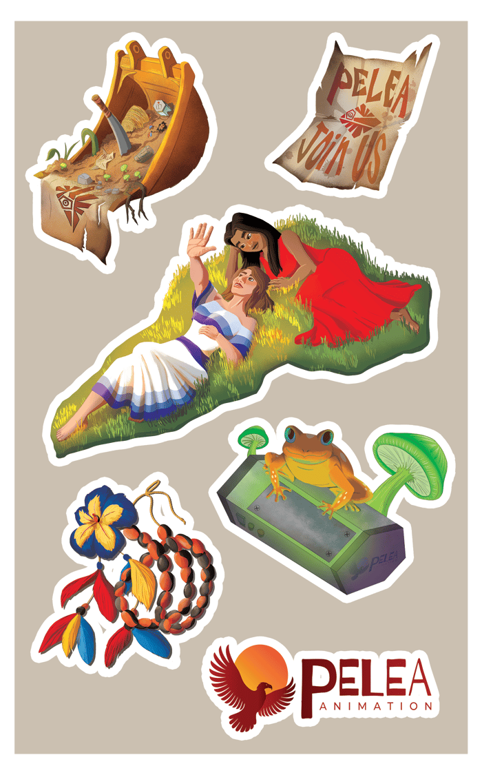 South American Steampunk Vinyl Sticker Sheets (5 sheets)