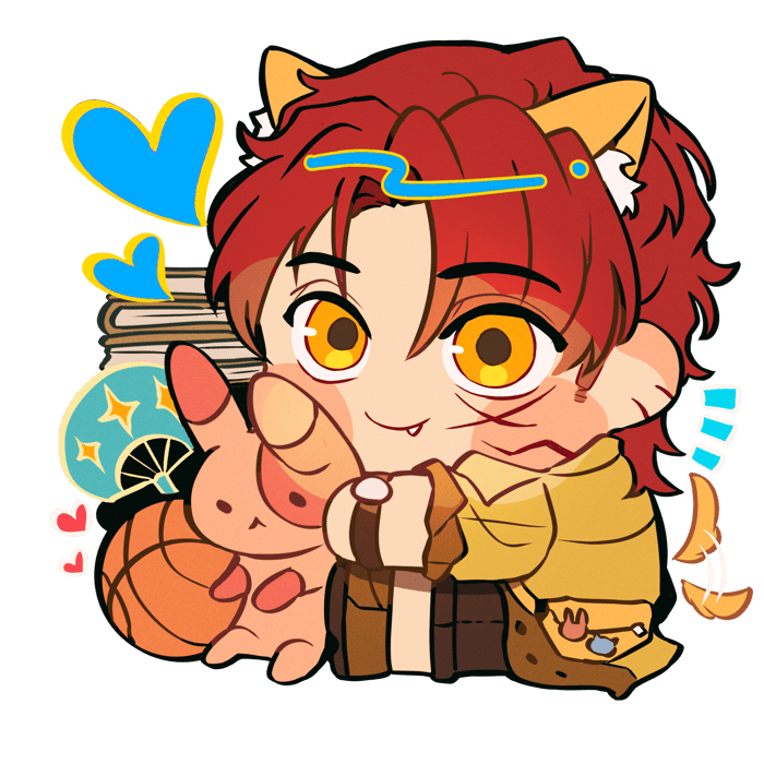 Yuki Glitter Acrylic Keychain