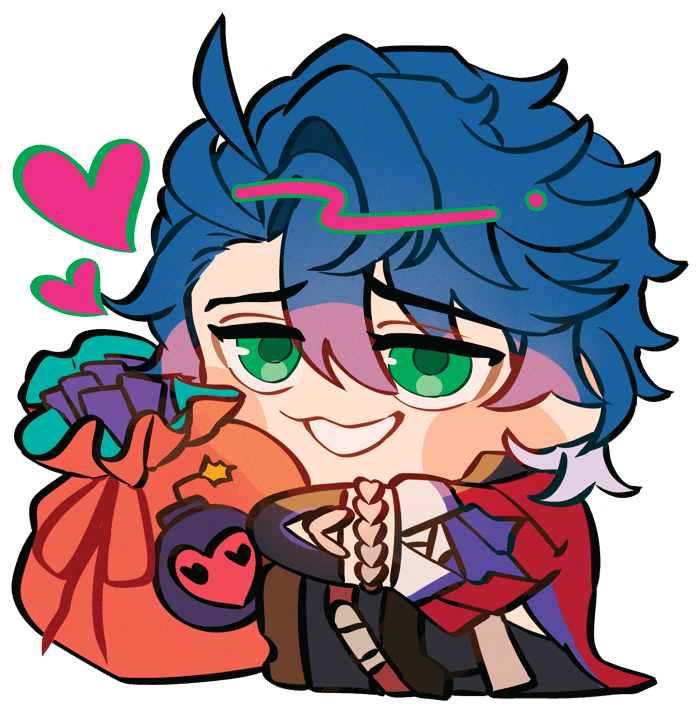 Sampo Glitter Acrylic Keychain