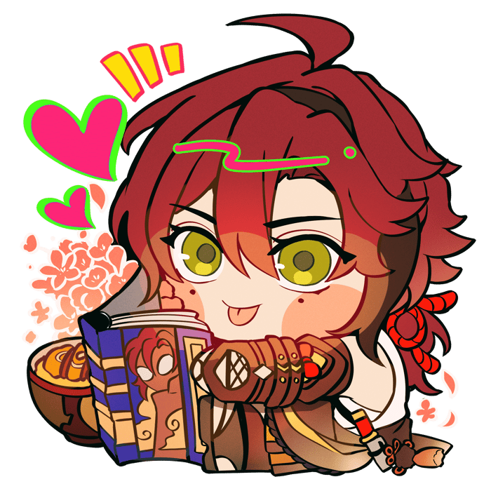Heizou Glitter Acrylic Keychain