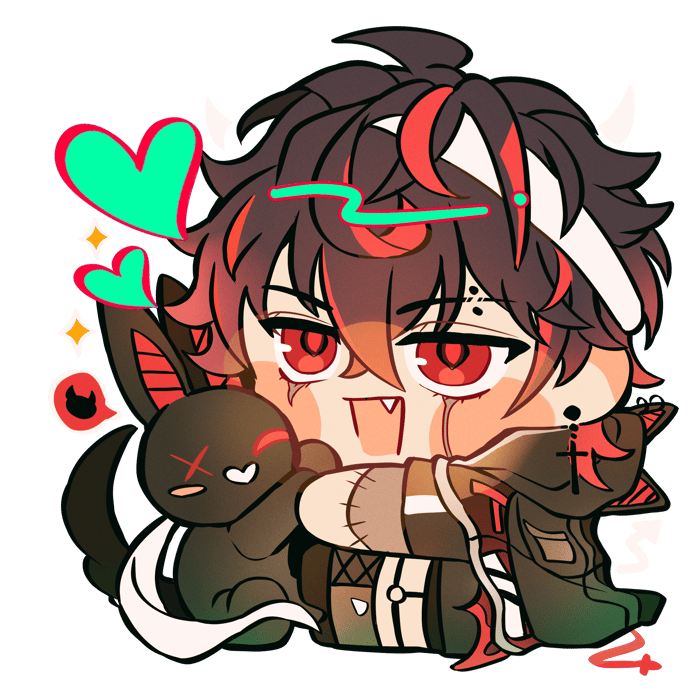 K9KURO Glitter Acrylic Keychain